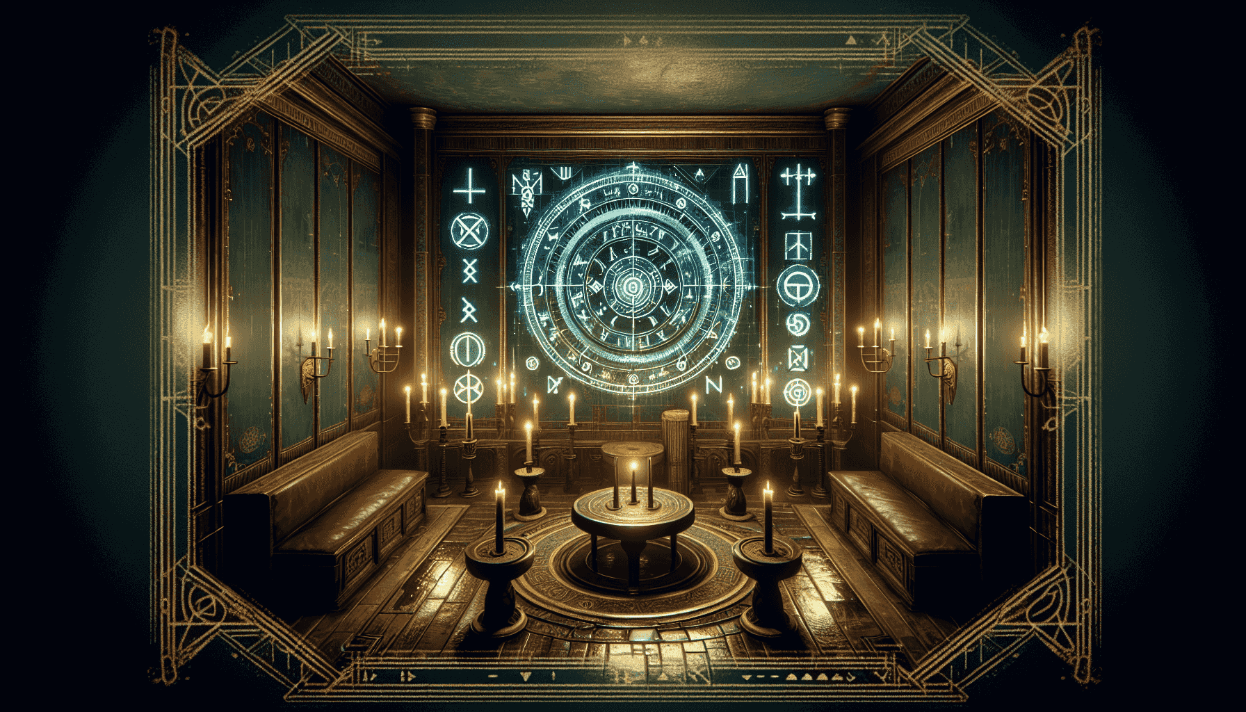 Tajemná místnost s artefakty